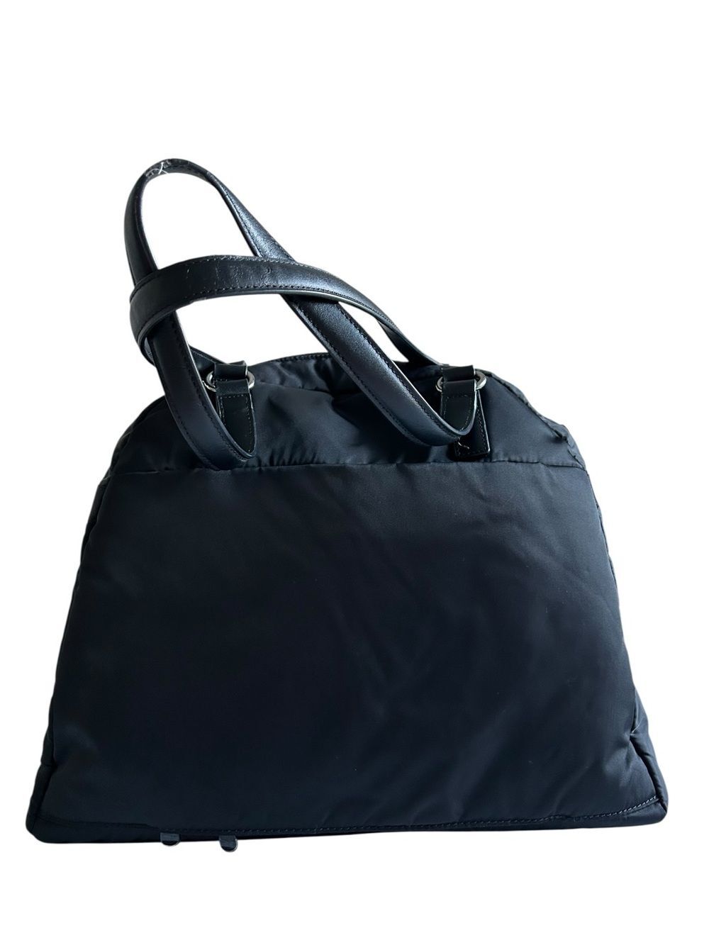 Lo & Sons O.G. Black Nylon Leather Laptop Travel Work Tote Bag